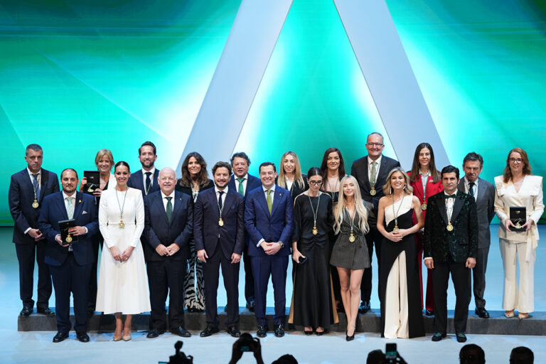 Invitados y galardonados del Día de Andalucía